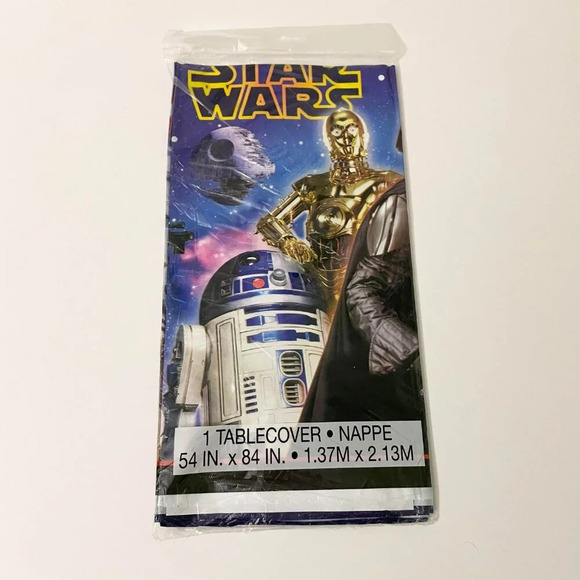 Star Wars Plastic Table Cover Lucasfilm Birthday Party Decoration - Picture 10 of 11